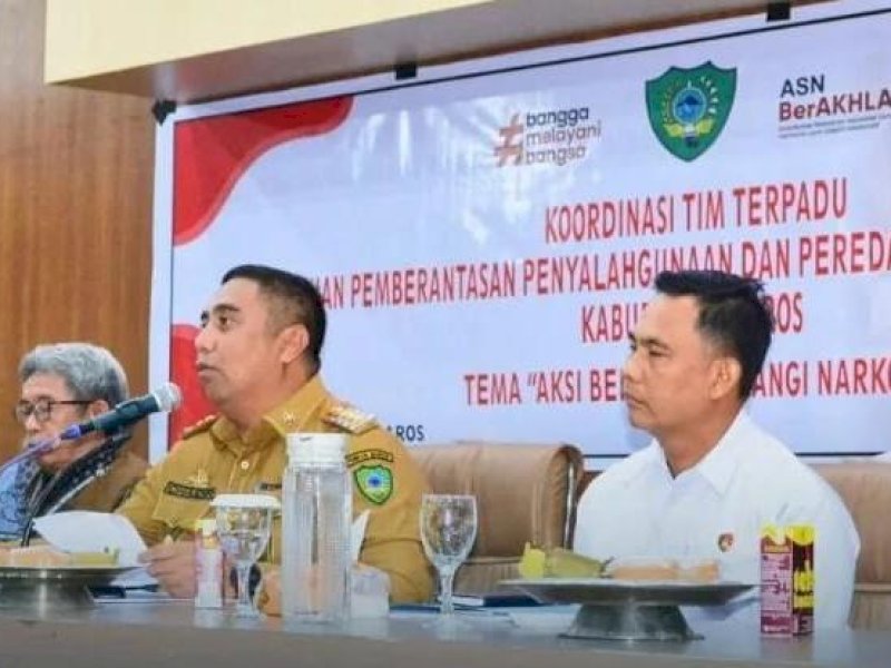 Bupati Maros Resmi Membuka Rakor Tim Terpadu P4GN Tahun 2024