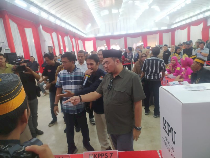 KPU RI Gelar Simulasi Pemungutan Pilkada Paslon Tunggal di Maros