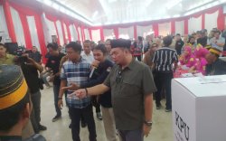 KPU RI Gelar Simulasi Pemungutan Pilkada Paslon Tunggal di Maros