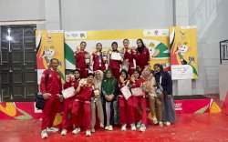 Ikuti Jejak Ganda Putra, Tim Sepak Takraw Ganda Putri Sulsel Sumbangkan Medali Emas PON XXI