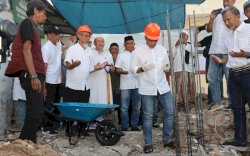 Maulid Nabi Muhammad SAW, Kapolda Andi Rian Mulai Pembangunan Pondok Tahfidz Darussalam