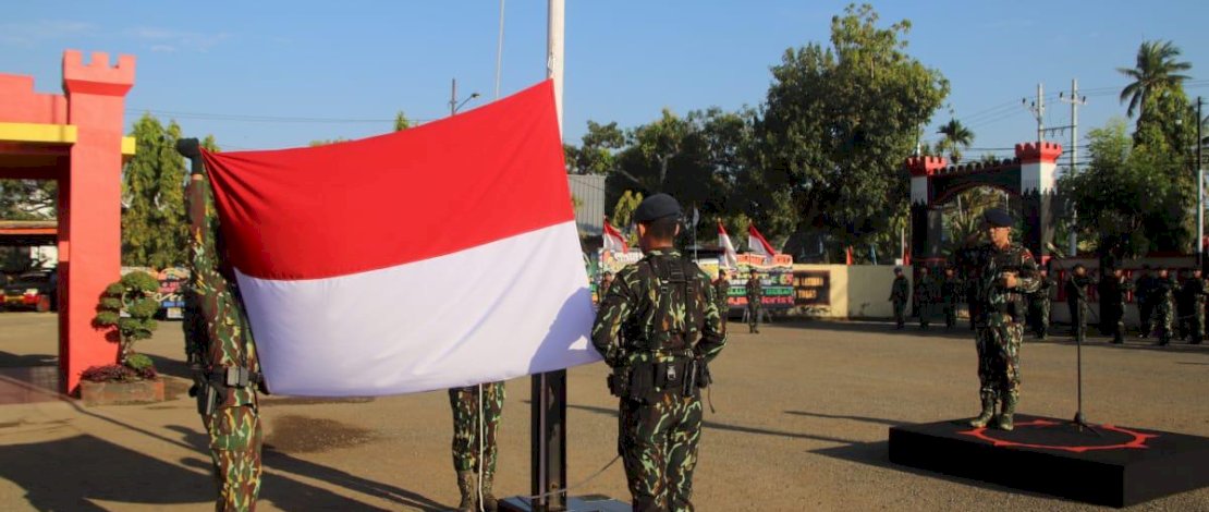 Brimob Bone Gelar Upacara HKN, Danyon Ichsan ; Sebagai Sarana Membangun Semangat Nasionalisme Personel