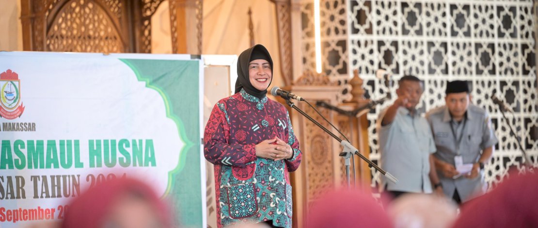 Ketua TP PKK Makassar Indira Yusuf Ismail. (Humas Pemkot Makassar)