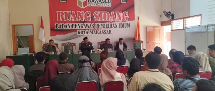 Bawaslu Kota Makassar Evaluasi Proses Pendaftaran Pengawas TPS