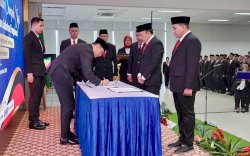 Lantik Aksara Alif Raja jadi Kepala BPN Pangkep, AHY: Berikan Terbaik untuk Masyarakat