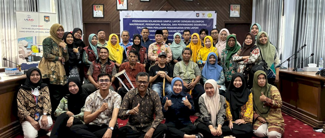 Bidang Humas Diskominfo Kabupaten Kepulauan Selayar Kerjasama Usaid Erat melakukan pertemuan dengan Jaringan Simpul Lapor. Bidang Humas Diskominfo Kabupaten Kepulauan Selayar Kerjasama Usaid Erat melakukan pertemuan dengan Jaringan Simpul Lapor.