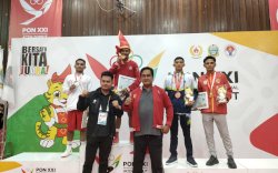 Petinju Josua Holly Sumbangkan Emas  untuk Sulsel di PON XXI Aceh-Sumut 2024