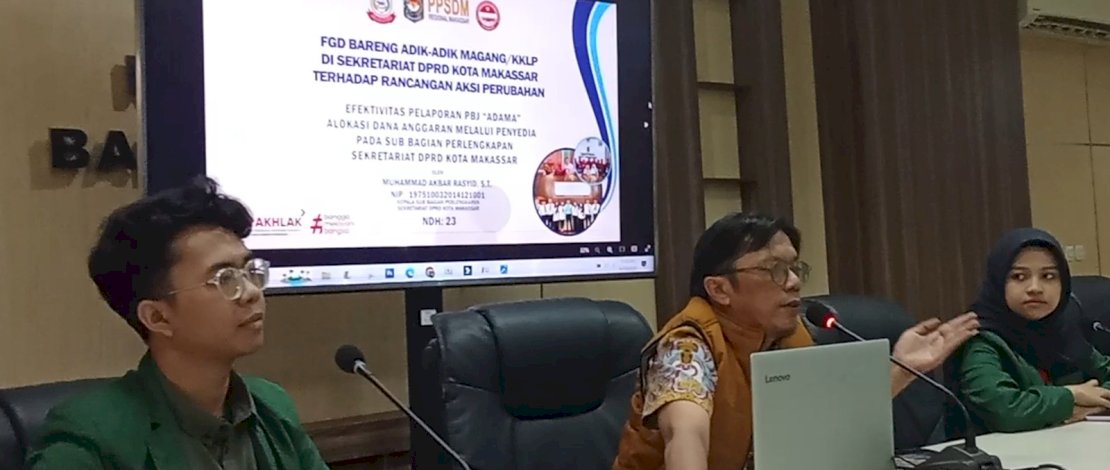 Sekretariat DPRD Kota Makassar Adakan FGD, Perkuat Sinergi dengan Mahasiswa dan SMK