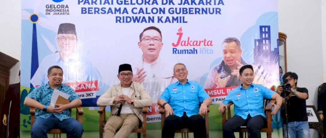 Ridwan Kamil Paparkan Solusi Jakarta Baru di Dialog Interaktif Bersama Partai Gelora