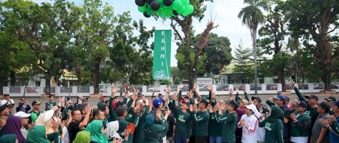 Penjabat Gubernur Sulsel Prof Zudan Arif Fakrulloh menghadiri peringatan Milad ke-58 Korps Alumni Himpunan Mahasiswa Islam&nbsp;(KAHMI), Minggu, 22 September 2024.