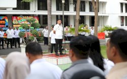 Hari Pertama Bertugas sebagai Pjs Wali Kota Makassar, Andi Arwin Azis Fokus Jaga Pelayanan Masyarakat dan Netralitas ASN