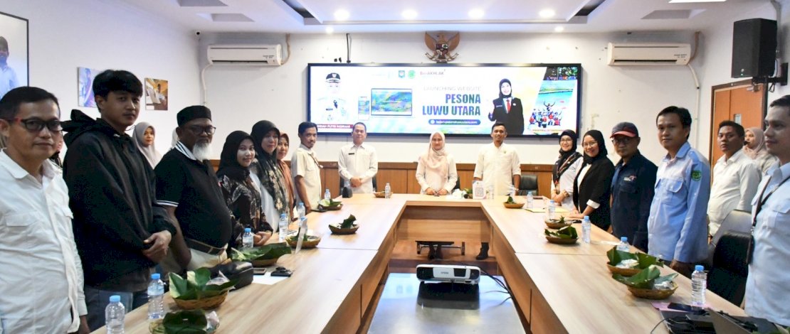 Bupati Indah Launching Website Bulan Pesona Luwu Utara Bupati Indah Launching Website Bulan Pesona Luwu Utara