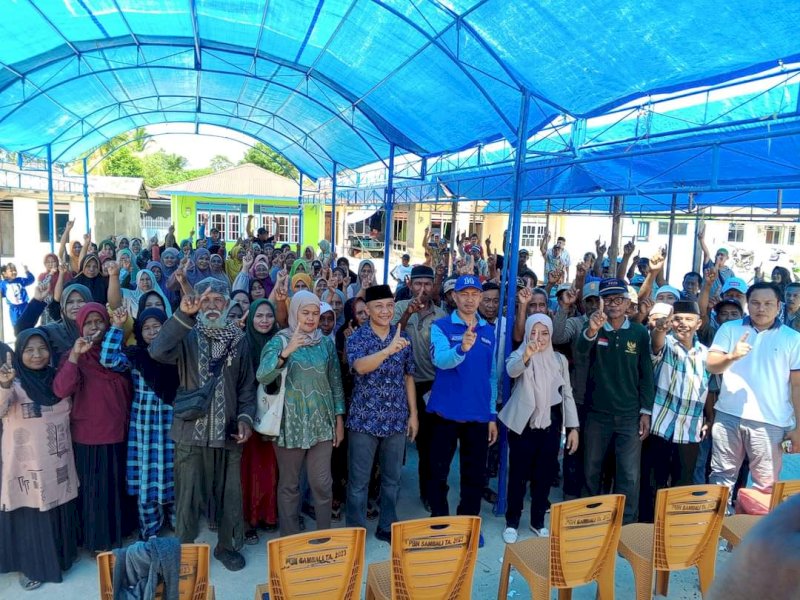 Kampanye di Pulau Bonerate, Natsir Ali Bakar Semangat Tim dan Relawan 