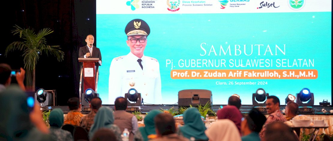 Launching Gerakan Ayo ke Posyandu dan Gerakan Toilet Bersih, di Hotel Claro Makassar, Kamis, 26 September 2024. 
