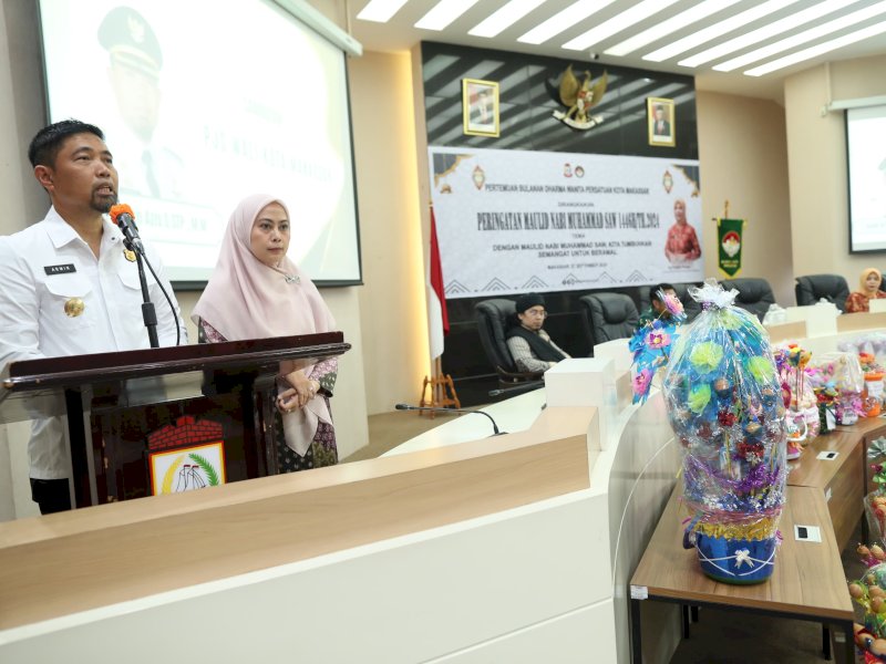 Hadiri Maulid Nabi Muhammad SAW, Pjs Ketua TP PKK Kota Makassar Apresiasi Keramahan Pengurus DWP Kota Makassa