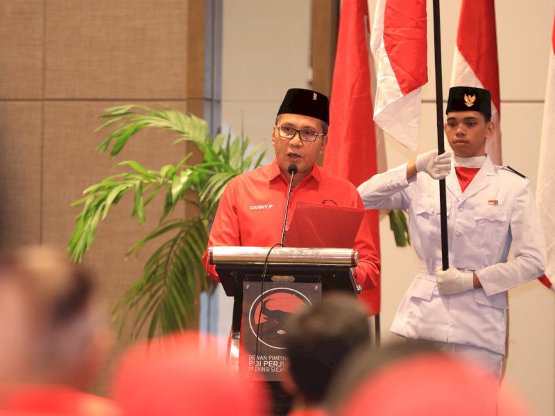 Danny Pomanto, Kader Terbaik Bergema di Rakerdasus PDI Perjuangan Sulsel