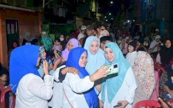 Fatmawati Rusdi Disambut Gembira di Maccini Parang, Ajakannya Layak Dipuji
