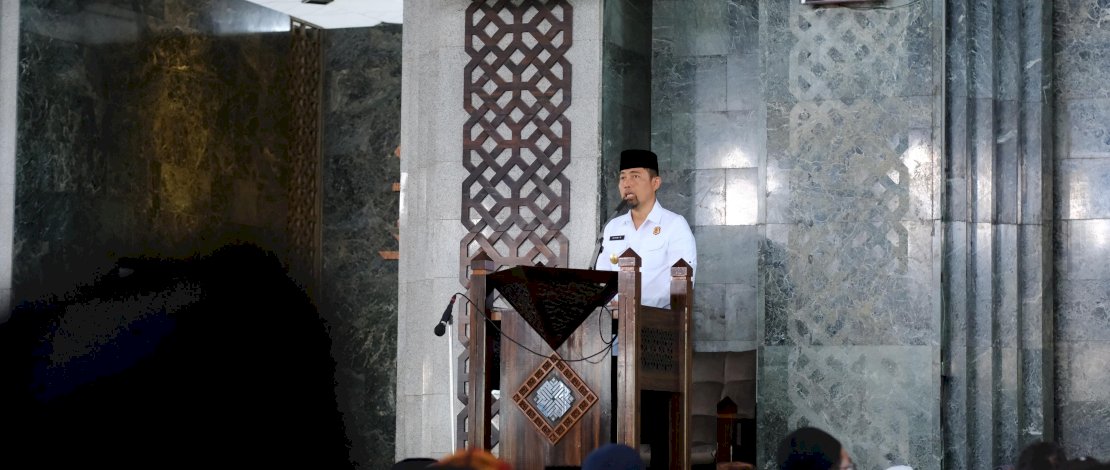 Pjs Arwin Azis Ajak Jemaah Masjid Al-Markaz Wujudkan Suasana Damai di Pilkada Serentak