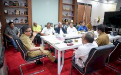 Jelang Rapat Kerja, Pengurus Apindo Sulsel Temui Sekda Jufri Rahman