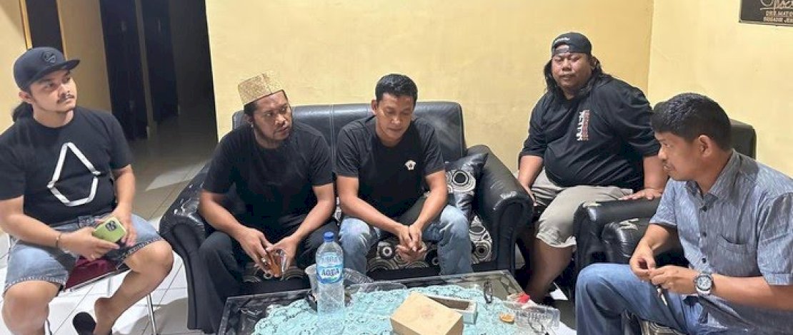 Pelaku pengancaman di SPBU diamankan Polres Wajo. (IST)