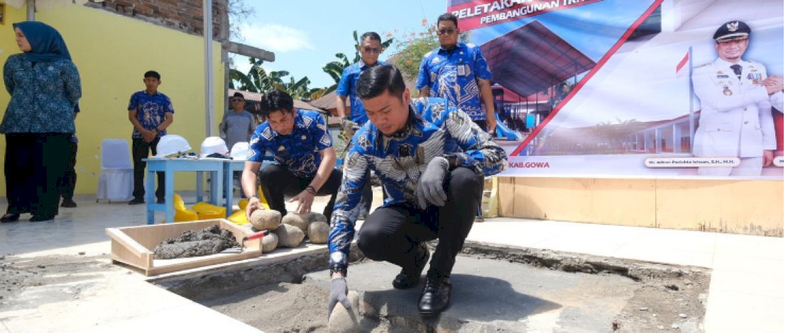 Rehabilitasi Gedung TK Melati Sungguminasa Dimulai