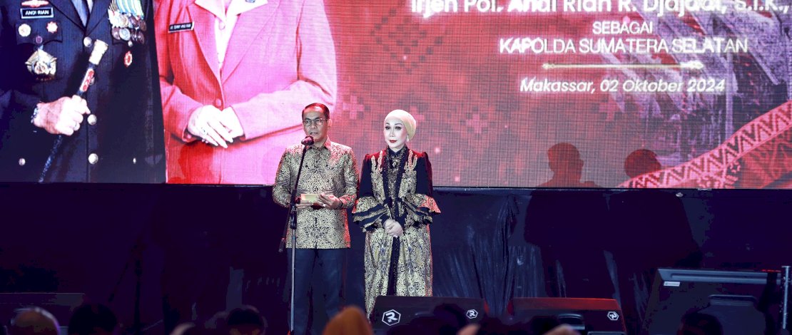 Malam Pengantar Tugas Irjen Pol. Andi Rian R. Djajadi sebagai Kepala Kepolisian Daerah Sumatera Selatan, di Fourpoints by Sheraton pada Rabu malam, 2 Oktober 2024.