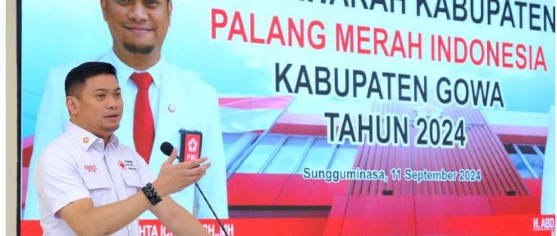 Hadiri Musda PMI Gowa, Adnan Harap Program Baik Dapat Dilanjutkan