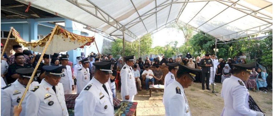 Bupati Gowa Pimpin Upacara Pelepasan Jenazah Asisten II Pemkab Gowa, Muh Irwan