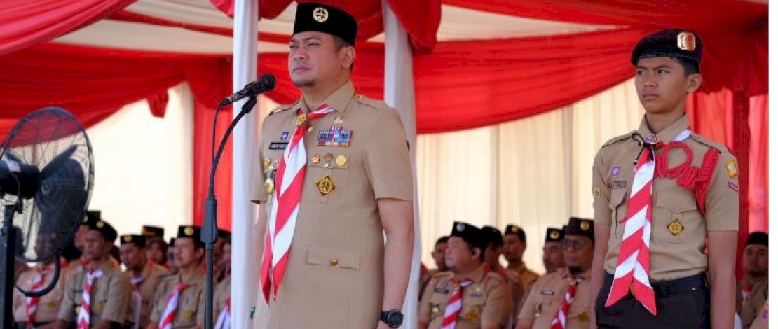 Bupati Adnan Buka Secara Resmi Kegiatan Jambore Cabang Gowa XIII Tahun 2024