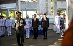 Pjs Wali Kota Makassar Hadiri Ziarah Nasional HUT ke-79 TNI