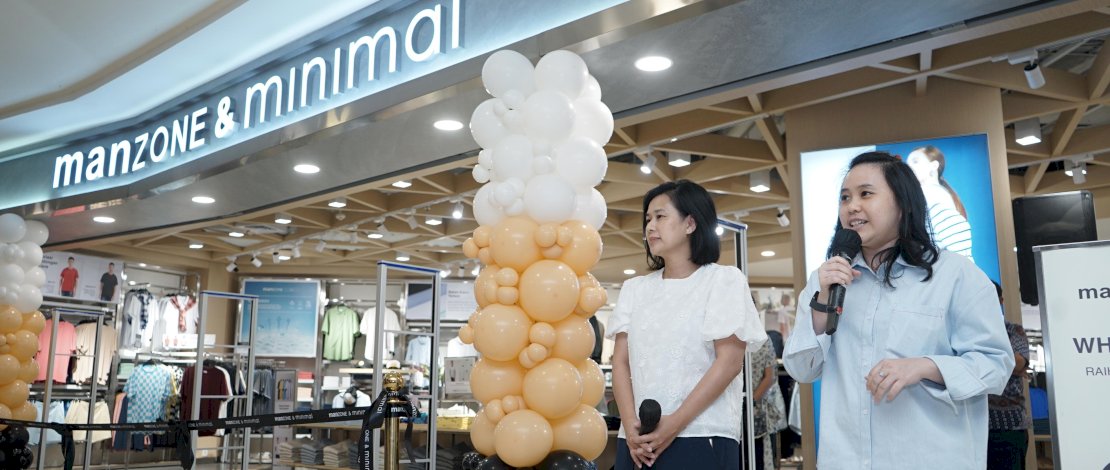 Toko gabungan Manzone and Minimal di Mall Panakkukang resmi dibuka, Jumat, 4 Oktober 2024. Toko gabungan Manzone and Minimal di Mall Panakkukang resmi dibuka, Jumat, 4 Oktober 2024.