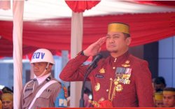 Paskibraka Gowa Sukses Kibarkan Bendera pada HUT Ke-79 RI