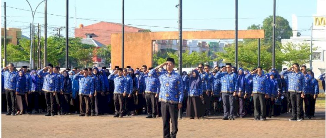 Pj Sekda Gowa Jadi Irup Upacara HUT Ke-79 Republik Indonesia
