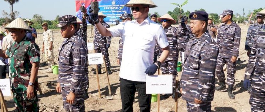 Bupati Adnan Apresiasi Program Ketahanan Pangan Lantamal VI yang Sasar Wilayah Gowa