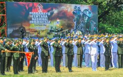 FOTO: Puncak Peringatan HUT ke-79 TNI di Makassar