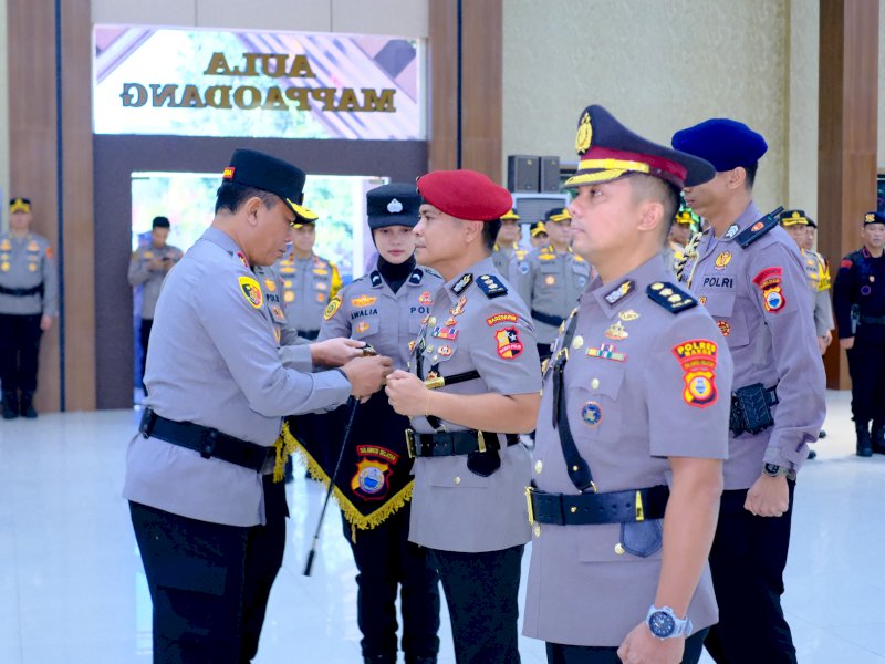 Pimpin Sertijab Kapolres Maros, Kapolda Sulsel Ingatkan Jaga Integritas