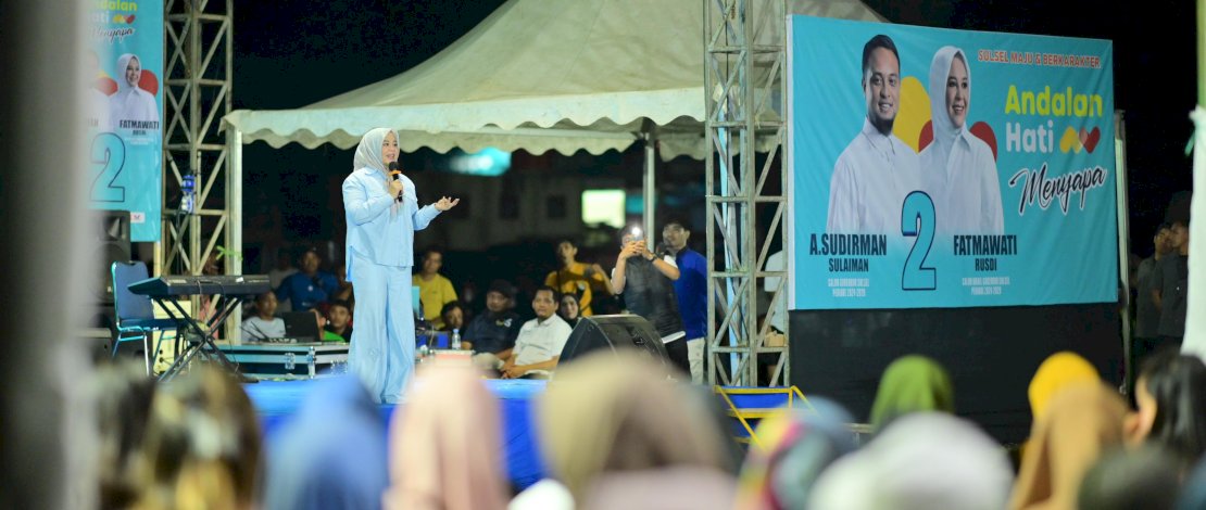 Gelombang dukungan kembali mengalir saat tatap muka Fatmawati di Kabupaten Soppeng, Minggu, 6 Oktober 2024
