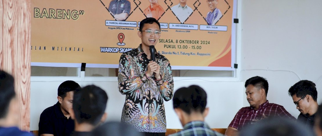 Di Hadapan Mahasiswa, Ilham Fauzi Tegaskan Siap Adu Gagasan