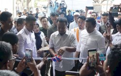 Andi Sudirman Resmikan Posko Induk Andalan - Hati di Maros