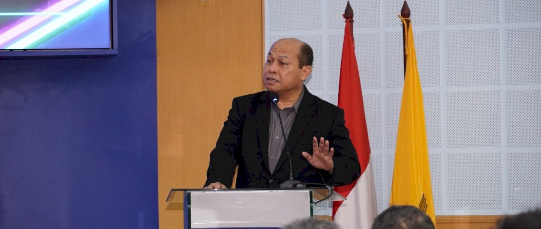 CEO PT PAL Indonesia, Kaharuddin Djenod saat Goes to Campus di Gedung Rektorat Unhas Makassar. (IST) CEO PT PAL Indonesia, Kaharuddin Djenod saat Goes to Campus di Gedung Rektorat Unhas Makassar. (IST)