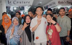 Blusukan Ilham Fauzi di Pasar Butung Disambut Meriah Para Pedagang