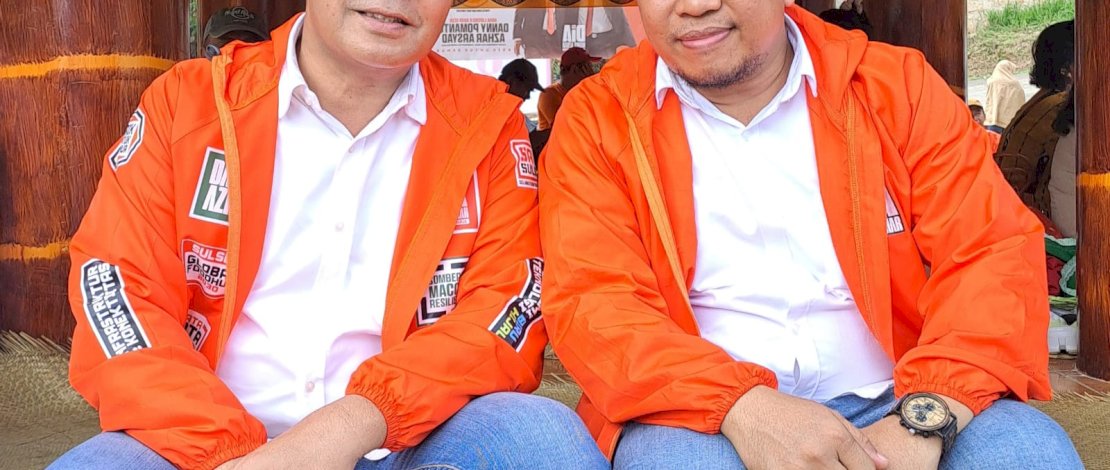 Danny Pomanto bersama jubirnya, Asri Tadda.