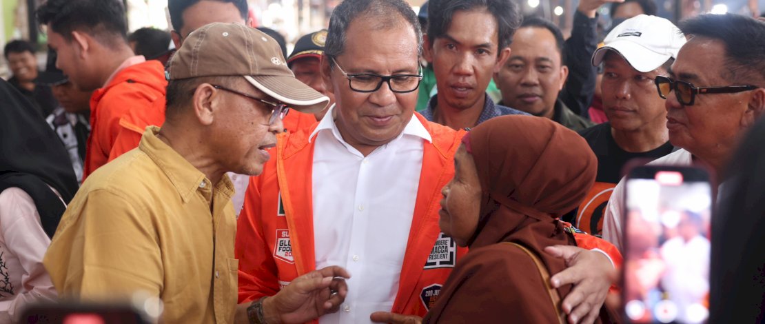 Danny Pomanto saat melakukan kampanye baru-baru ini.