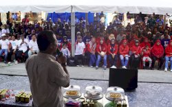 Ratusan Warga Wajo Lintas Ormas Komitmen Menangkan Andalan Hati