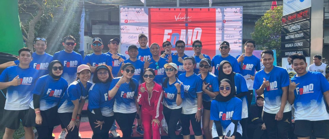 Vasaka Hotel Makassar Rayakan Ulang Tahun dengan "FOMO Sunday Morning Run" yang Meriah