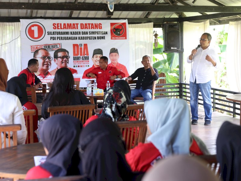 DPC PDI Perjuangan Bone Optimis Menangkan Pasangan DIA di Pilkada Sulsel