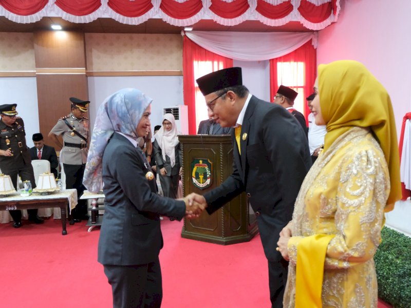 Amir Mahmud Resmi Dilantik Sebagai Ketua DPRD Luwu Utara Periode 2024-2029