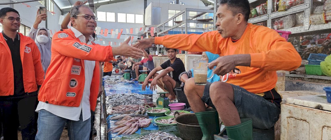 Salah satu pasar yang dikunjungi Danny adalah Pasar Mini Tokampu, Kamis 17 Oktober 2024