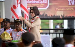 Bupati Indah Buka Kegiatan JOTA dan JOTI Tingkat Lutra 