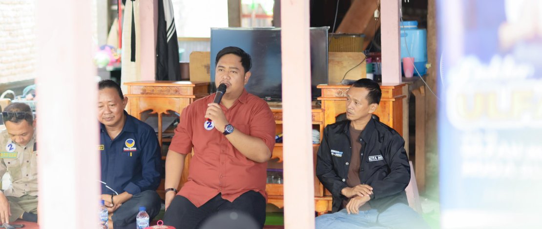 Mudassir Hasri Gani saat melakukan kampanye di Kabupaten Barru. Mudassir Hasri Gani saat melakukan kampanye di Kabupaten Barru.